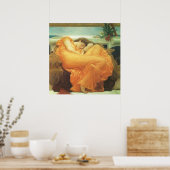Flaming June von Lord Frederic Leighton Poster (Küche)