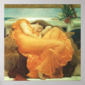 Flaming June von Lord Frederic Leighton Poster (Vorne)