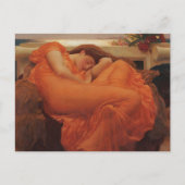 Flaming June von Lord Frederic Leighton Postkarte (Vorderseite)
