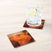 Flaming June von Lord Frederic Leighton Rechteckiger Pappuntersetzer (Vor Ort)