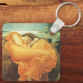 Flaming June von Lord Frederic Leighton Schlüsselanhänger (Rückseite)