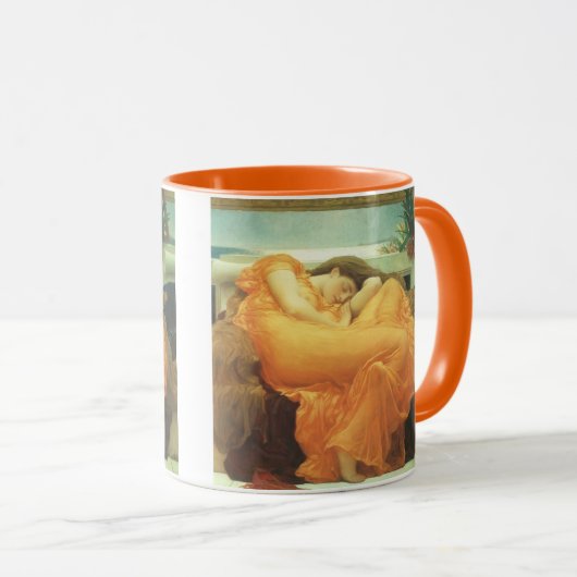 Flaming June von Lord Frederic Leighton Tasse (VorderseiteRechts)