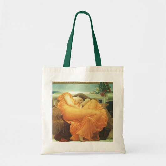 Flaming June von Lord Frederic Leighton Tragetasche (Vorne)