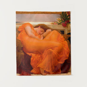 Flaming June von Lord Frederic Leighton Wandteppich