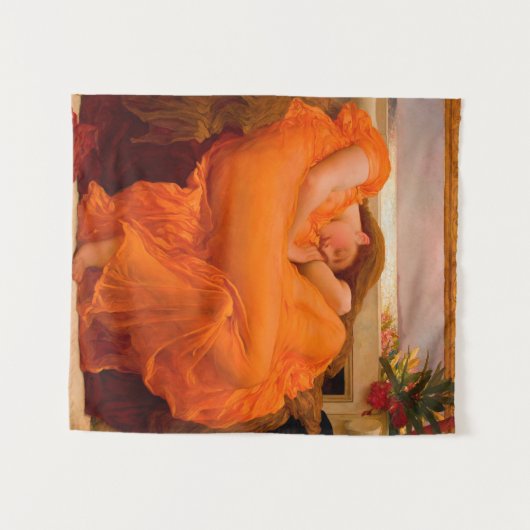 Flaming June von Lord Frederic Leighton Wandteppich (Vorderseite (Horizontal))