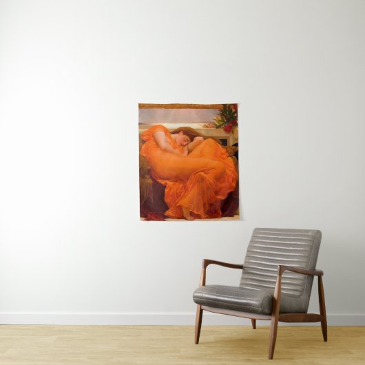 Flaming June von Lord Frederic Leighton Wandteppich (Beispiel)