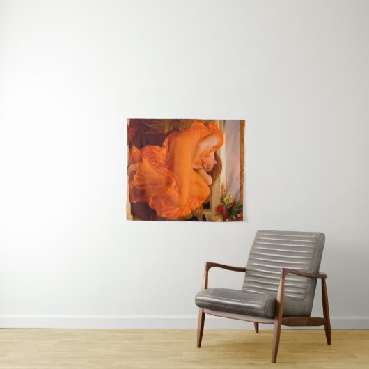 Flaming June von Lord Frederic Leighton Wandteppich (Beispiel (Horizontal))