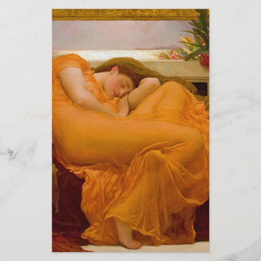 Flaming June von Sir Frederic Leighton Briefpapier (Vorderseite)