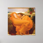 Flaming June von Sir Frederic Leighton Leinwanddruck (Vorderseite)