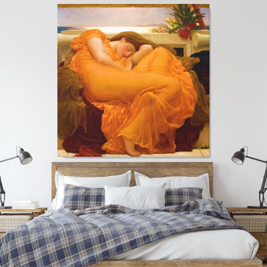 Flaming June von Sir Frederic Leighton Leinwanddruck (Insitu (Schlafzimmer))