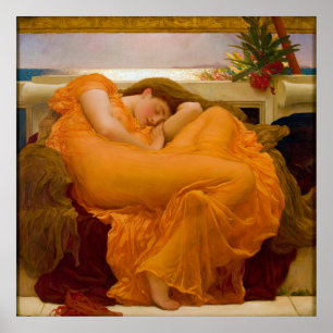 Flaming June von Sir Frederic Leighton Poster