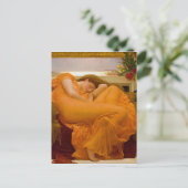 Flaming June von Sir Frederic Leighton Postkarte (Stehend Vorderseite)