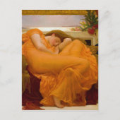 Flaming June von Sir Frederic Leighton Postkarte (Vorderseite)