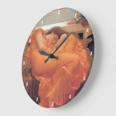 Flaming June Wall Clock Große Wanduhr (Winkel)