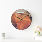 Flaming June Wall Clock Große Wanduhr (Zuhause)