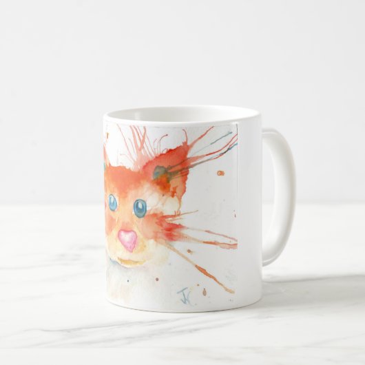 Flaming Kitty Mug Kaffeetasse (VorderseiteRechts)