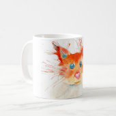Flaming Kitty Tasse (Vorderseite Links)