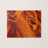 Flaming Kokopelli Puzzle (Horizontal)