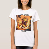 "Flaming Majesty - Lion's Roar T - Shirt" T-Shirt (Vorderseite)