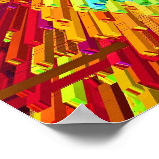 FLAMING MENORAH POSTER (Ecke)