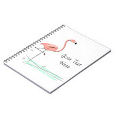 Flaming Ocean Side Text Notebook Notizblock (Linke Seite)