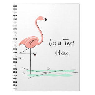 Flaming Ocean Side Text Notebook Notizblock