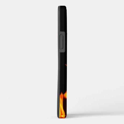 Flaming Phoenix auf Black Case Mate (Rückseite / Rechts)