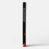 Flaming Phoenix auf Black Case Mate (Rückseite / Links)