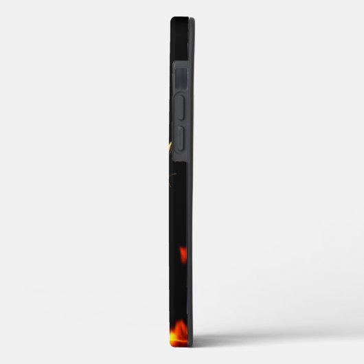 Flaming Phoenix auf Black Case Mate (Rückseite / Links)