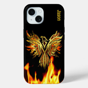 Flaming Phoenix auf Black Case Mate