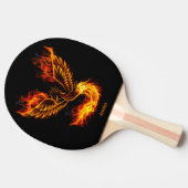 Flaming Phoenix Personalized Tischtennis Schläger (Seitenansicht)