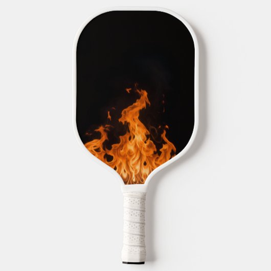 Flaming pickleball schläger (Rückseite)