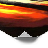 Flaming Pocket Jacks Poker Poster von Tee Alfonso (Ecke)