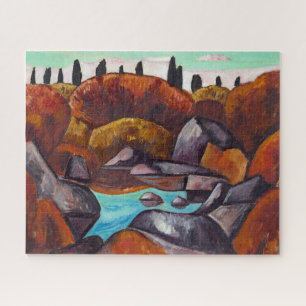 Flaming Pool—Dogtown Marsden Hartley Puzzle