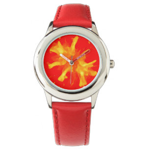 Flaming Red Pop Armbanduhr