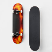 Flaming-Skateboard Skateboard (Vorderseite)