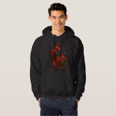 Flaming Skull Dice - High Stakes Rebel Graphic Hoodie (Vorne ganz)