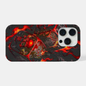Flaming Skull Dice - High Stakes Rebel Graphic iPhone Hülle (Rückseite (Horizontal))