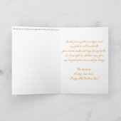 "Flaming Skull Jack-O'-Lantern" Hallowe’en card Karte (Innenseite)