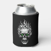 Flaming Skull Personalized Dosenkühler (Kanne Vorderseite)