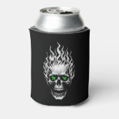 Flaming Skull Personalized Dosenkühler (Kanne Rückseite)