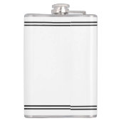 Flaming Skulls Personalized Flachmann (Rückseite)