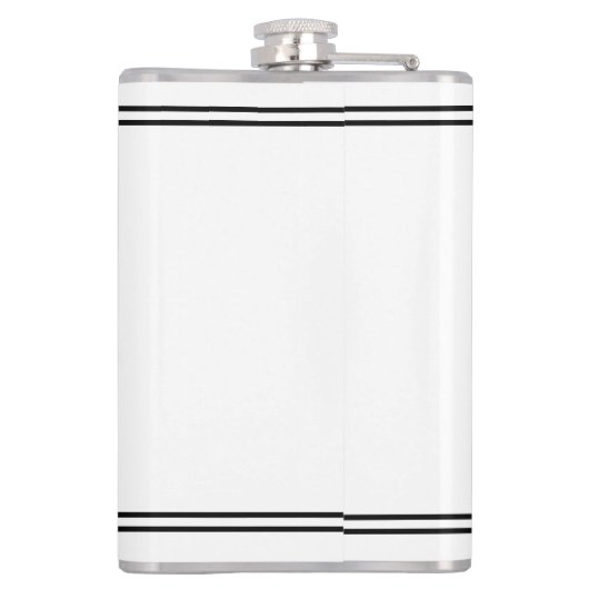 Flaming Skulls Personalized Flachmann (Rückseite)