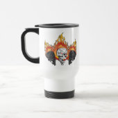 Flaming Skulls Reisebecher (Links)