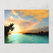 Flaming Sky Postkarte (Vorderseite)