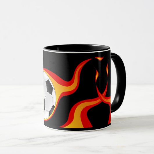 flaming_soccer_ball - 2 tasse (VorderseiteRechts)