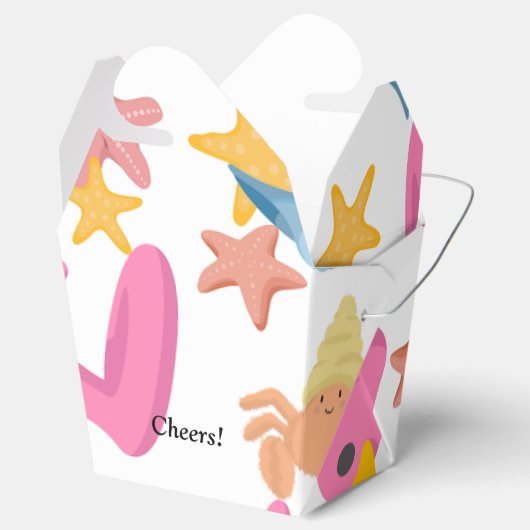 Flaming summer party geschenkschachtel (Geöffnet)