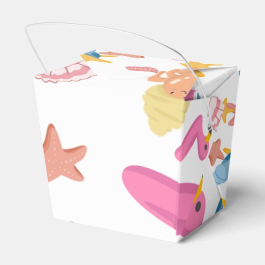 Flaming summer party geschenkschachtel (Rückseite)