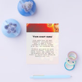 Flaming Tentacle - Fraktal Kunst Flyer (Einzeln)