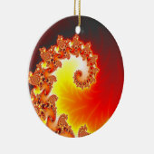 Flaming Tentacle - Fraktal Kunst Keramikornament (Rechts)